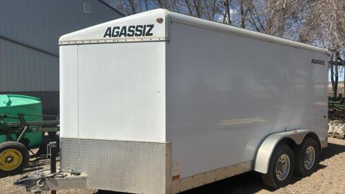 Agassiz 7&rsquo;x14&rsquo; insulated enclosed trailer