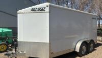 Agassiz 7&rsquo;x14&rsquo; insulated enclosed trailer