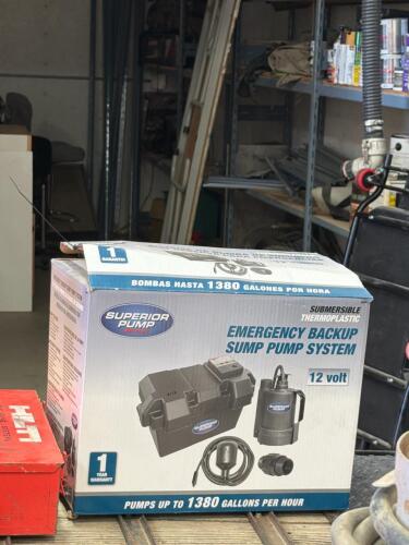 Emergency sump pump