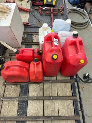 Assorted Jerry cans