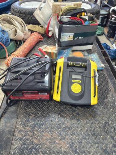 2 battery chargers