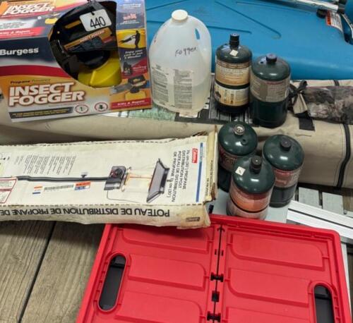 Fogger, mini propane tanks, propane heat post,
