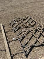 Diamond harrows