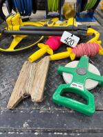 String lines, tape measures