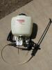 Backpack yard sprayer