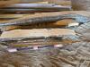 Various sizes of live edge (Walnut at about 10.2% moisture)