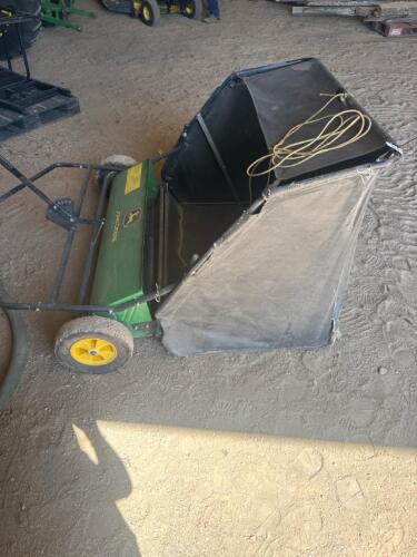 John Deere lawn sweep