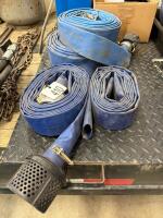 Assortment of lengths of layflat hose