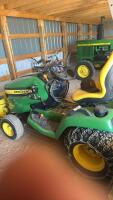 John deere x540 with 47&rdquo; snowblower, 54&rdquo; mower deck