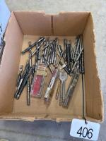 Assortment of drill bits