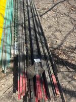Various steel post/ rebar