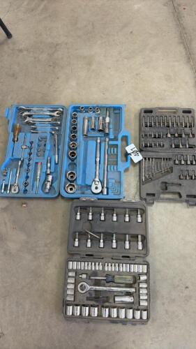 Assorted incomplete socket sets