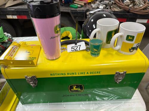 JD toolbox coffee mugs and gauge