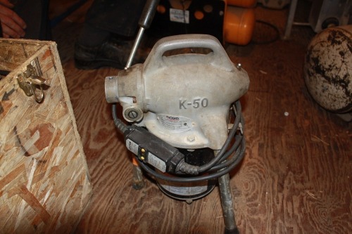 Ridgid K-50 50' power snake