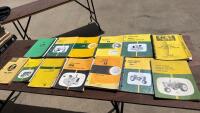 JD operator manuals and parts catalogs