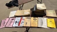 JD MF Case operator manuals and parts catalogs