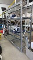 Heavy metal shelving