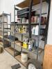 8 feet metal shelving 18&rdquo; deep