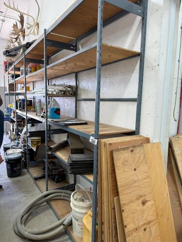 8 feet metal shelving for 18&rdquo; deep