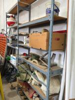 8 feet metal shelving 12&rdquo; deep