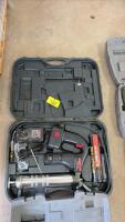 Battery grease gun