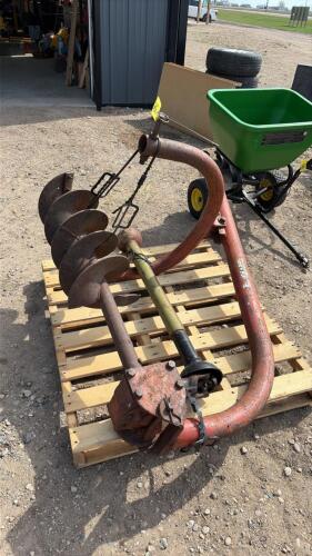 3pt hitch post hole auger