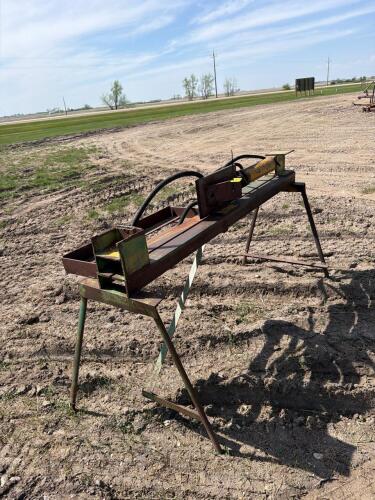Hydraulic log splitter and cart