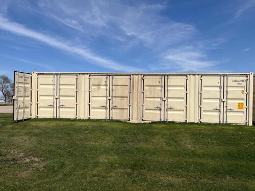 40 ft container w/4 side doors