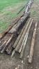 Assorted lumber posts ties - 2
