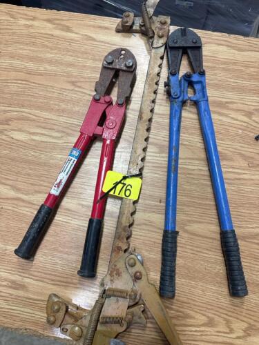 Fence stretcher bolt cutter crimper