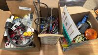 Assortment of test lights, electrical and hazard lights