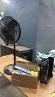 Heaters, jumper cables, fan, light bars