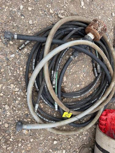 Hydraulic hose and suction hose