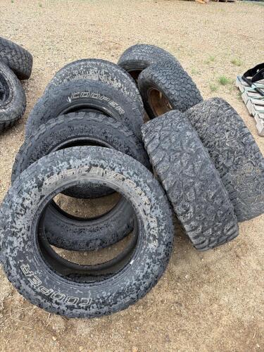 10 misc tires