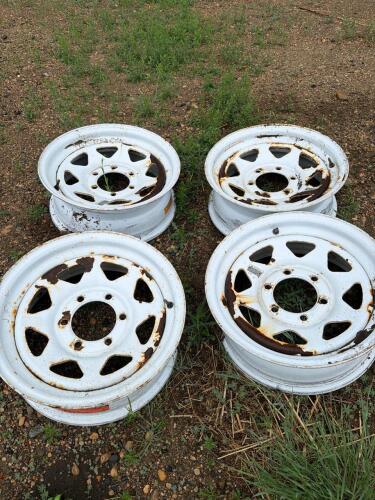 4 trailer rims 15&rdquo;