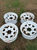4 trailer rims 15&rdquo;