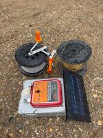 Electric fencer and rollers