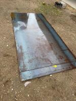 2- sheets 4x8 steel