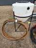 Chem handler tank and fuel hose