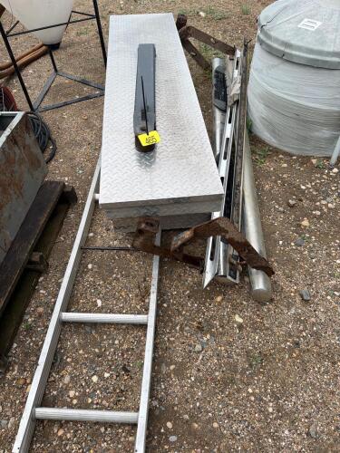 Tool box running boards hitch ladder