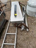 Tool box running boards hitch ladder