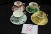 4 cup & saucers - 4