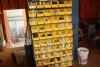 Large quantity of fittings w/ 60 bins & heavy duty stand - 5