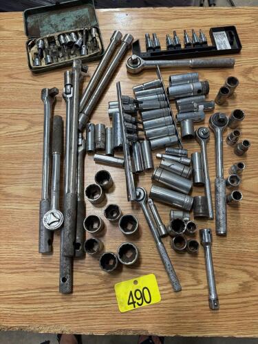 1/2&rdquo; and 3/8&rdquo; drive sockets and ratchets