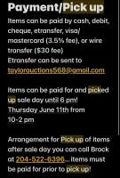 Payment & Pick up