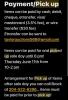 Payment & Pick up