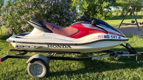 2006 Honda Aquatrax F-12 w/sea doo trailer