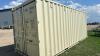 20ft storage container with door on one end
