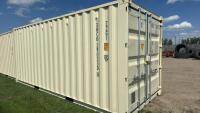 20 ft storage container with door on one end