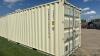 20 ft storage container with door on one end